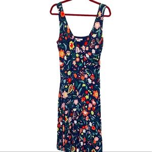 Boden Sleeveless Faux Wrap Floral Maxi Dress Size 12L